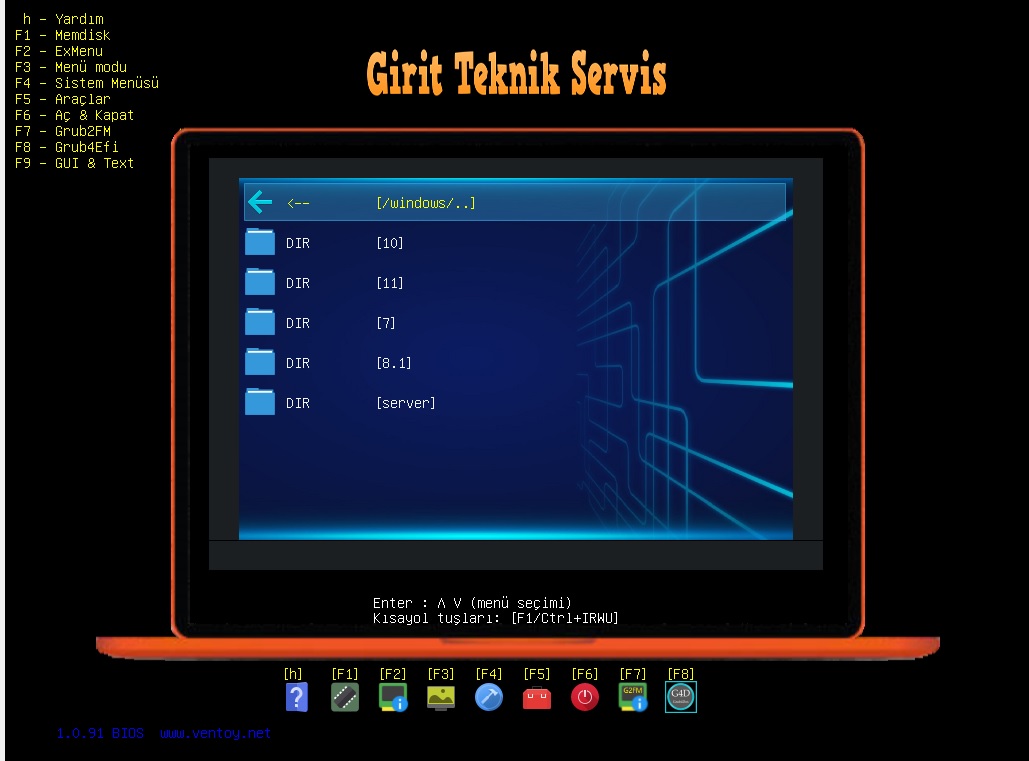 Girit Teknik Servis Multiboot Yayında!