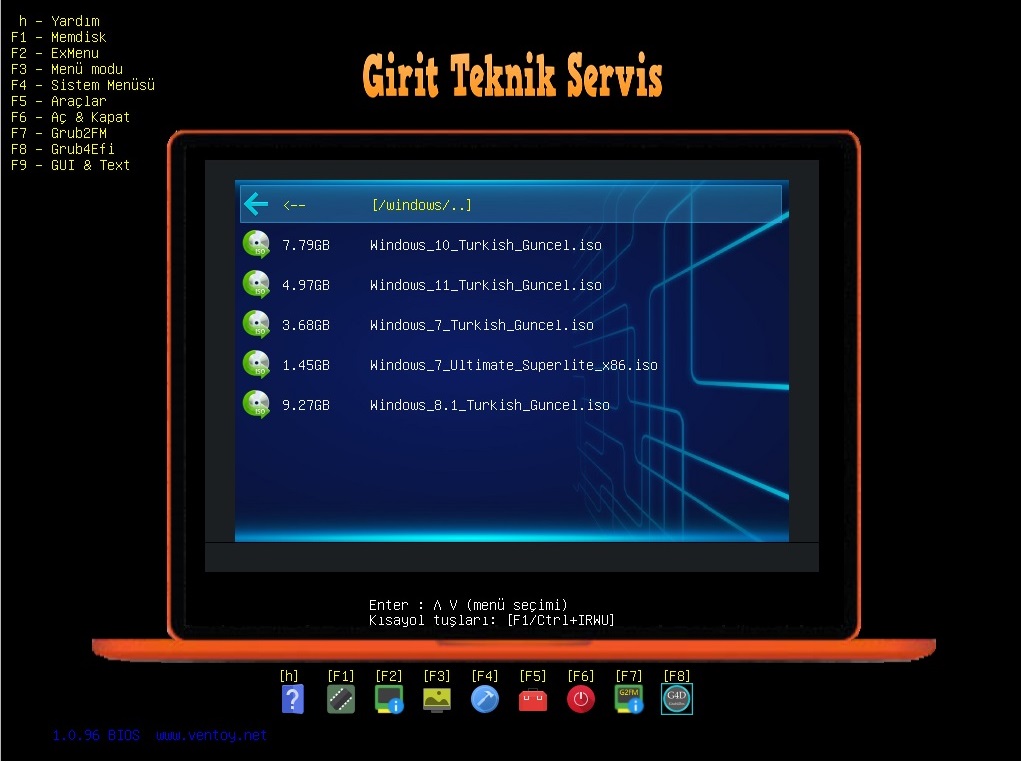 Girit Teknik Servis: Starter Edition V4